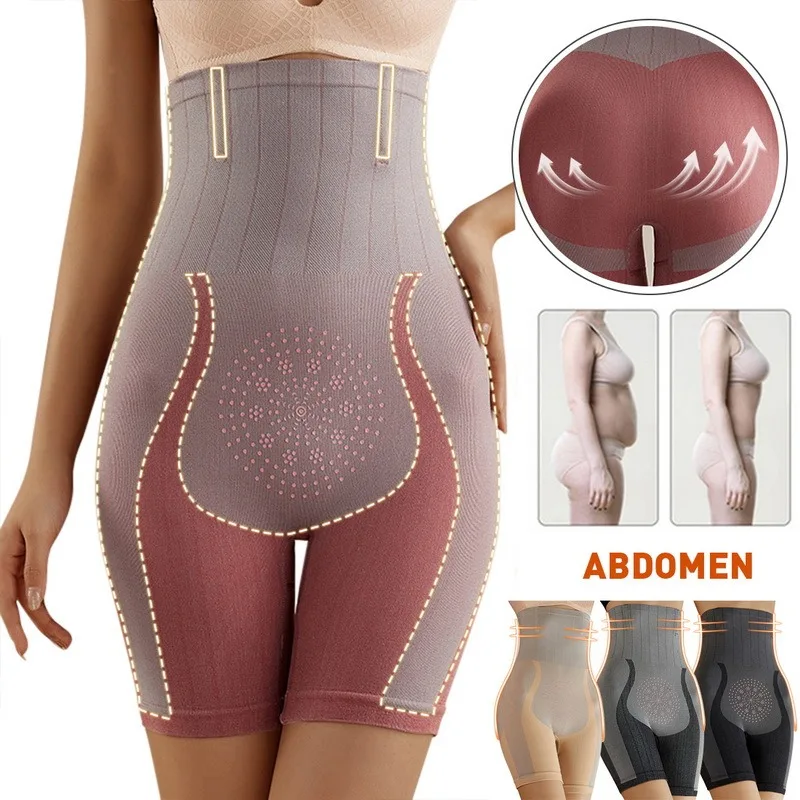 High Waist Belly Sheath Body Shapewear Seamless Hip Lift Body Sculpting Pants Women'S Waist Trainers Pants Tummy Control Shorts