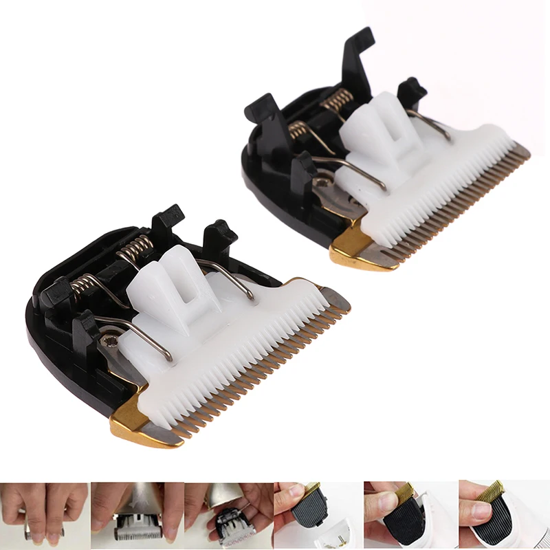 

Hair Grooming Trimmer Head Clipper Blade Cutter Shaver Universal Accessories Original Ceramic Titanium Replacement