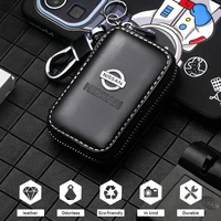 car styling key case keychain coin purse auto remote control storage box accessories for nissan qashqai juke j10 leaf micra etc