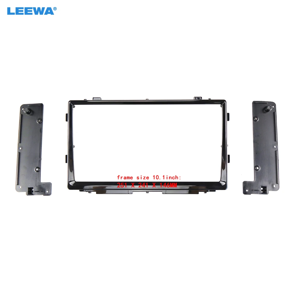 

Автомобильный радиоприемник LEEWA, рамка-адаптер для Toyota RAV4 2020 дюйма, большой экран 10,1 дюйма, 2Din, стереопластина, комплект для крепления приборной панели # CA7605