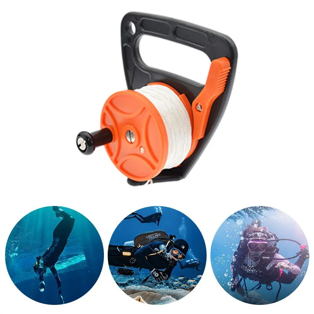 

Diving Wreck SMB Heavy Duty Rope Releasing Device Scuba Diving Spool Kayak Anchor & Handle Diving Equipment Dive Reel