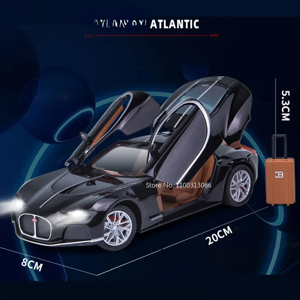 Игрушечный автомобиль Bugatti Atlantic 1:24