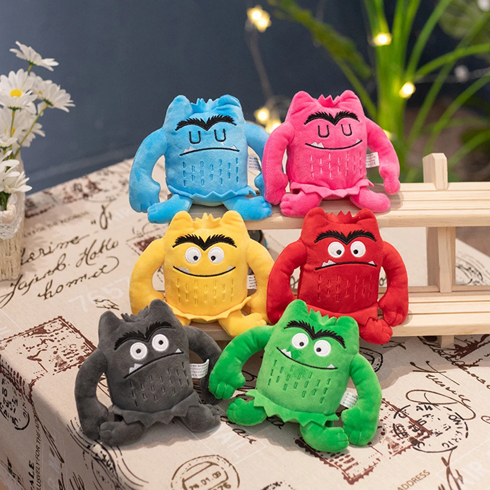

2023 Hot Sale The Color Monster Emotion Plush Toys Baby Appease Emotion Plushie Cute Stuffed Dolls Child Christmas Birthday Gift