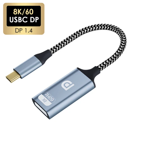 Конвертер USB C на DP/Mini DP 8K