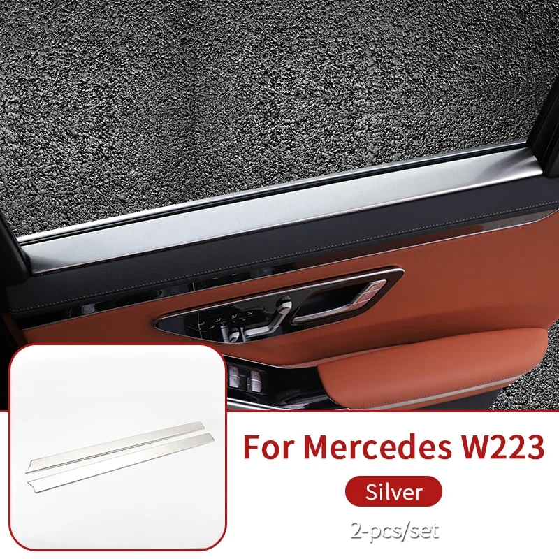 

Внутренняя отделка для Mercedes w223 S series class 2021 ~ 2024, крышки центра управления, накладка на чашку S400 S450 S550, аксессуары для amg