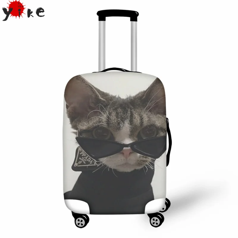 

Yikeluo Cute Cats Luggage Protective Dust Covers Elastic Waterproof 18-32inch Suitcase Travel Accessories Mala De Viagem