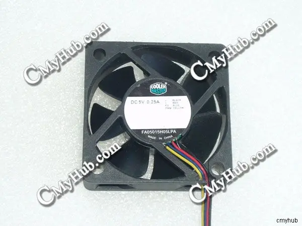 Для COOLER MASTER FA05015H05LPA DC5V 0 25A 5015 5 см 50 мм 50X50X15 4-контактный охлаждающий вентилятор