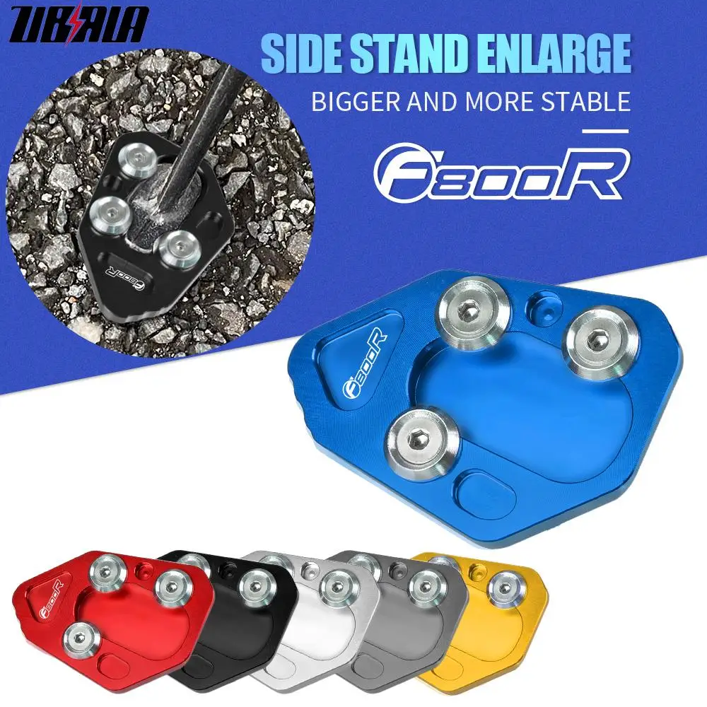 

F800R Motorcycle Kickstand Foot Side Stand Enlarge Extension Pad Shelf FOR BMW F800R F 800 R 2010 2011 2012 2013 2014 2015 2016