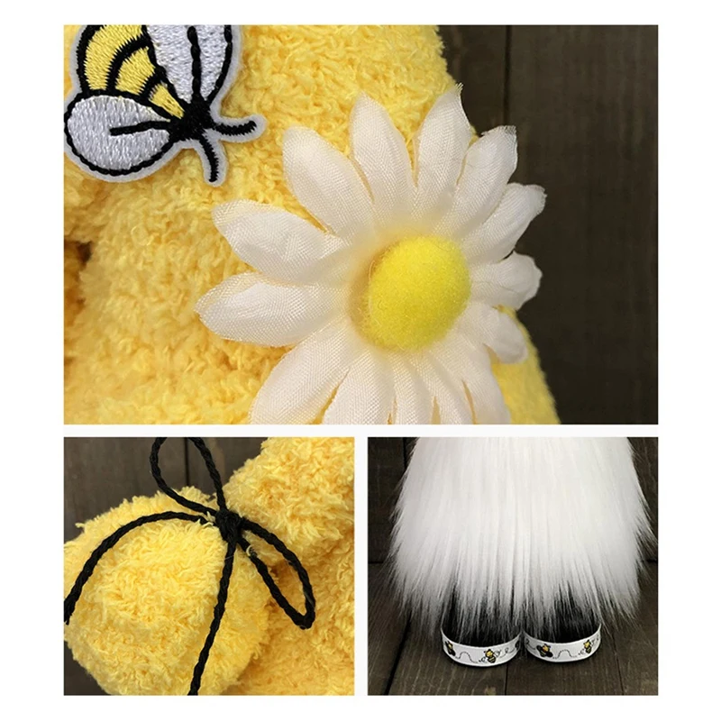 Безликая кукла Шмеля Бджола в полоску Гном Скандинавский Tomte Nisse Шведская медовая