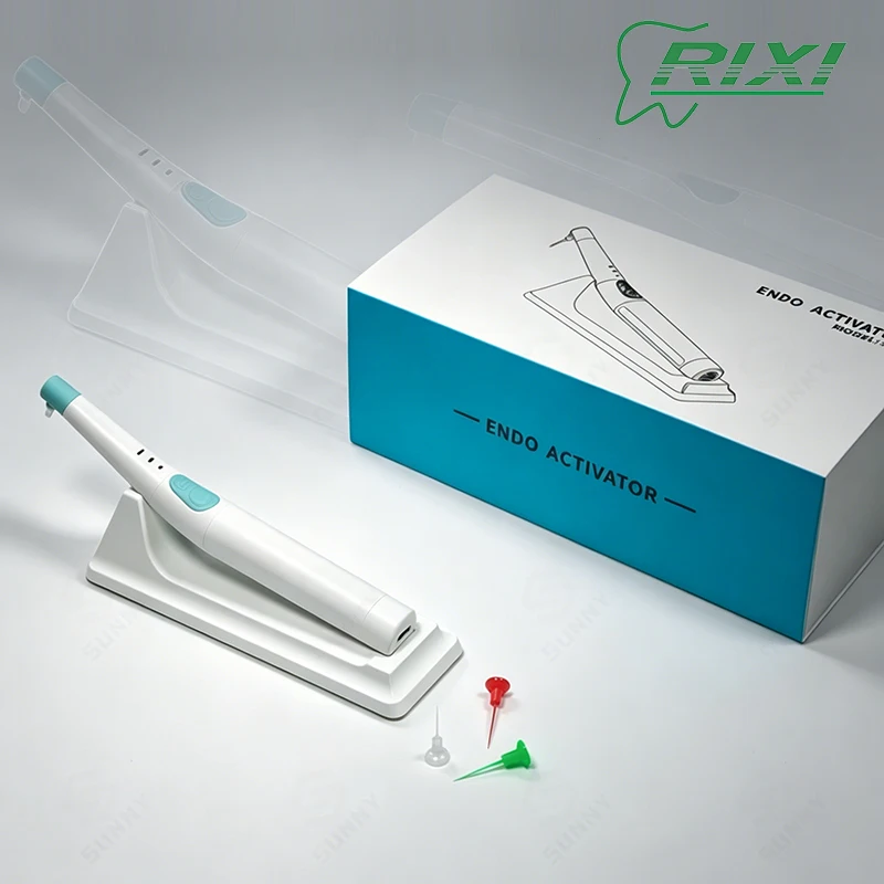 Фото Ультразвуковой ирригатор для корневых каналов RIXI Dental Endo Activator с 3 насадками-активаторами, беспроводной, для лечения корневых каналов №1