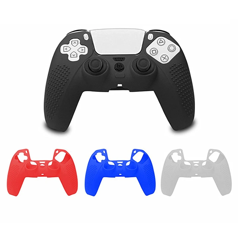 

For PS5 Game Controller Silicone Protective Cover For PS5 Non-Slip Handle Cover