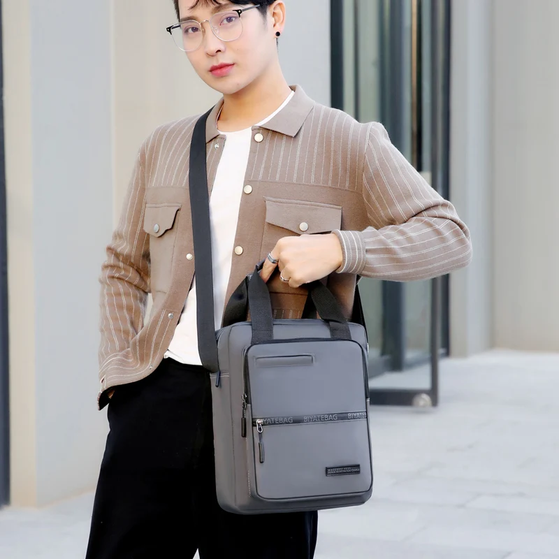 Men Bags Male Nylon Shoulder Bags Unisex Crossbody Messenger Bags Large Capacity Travel Handbag Waterproof Men's Business Bag