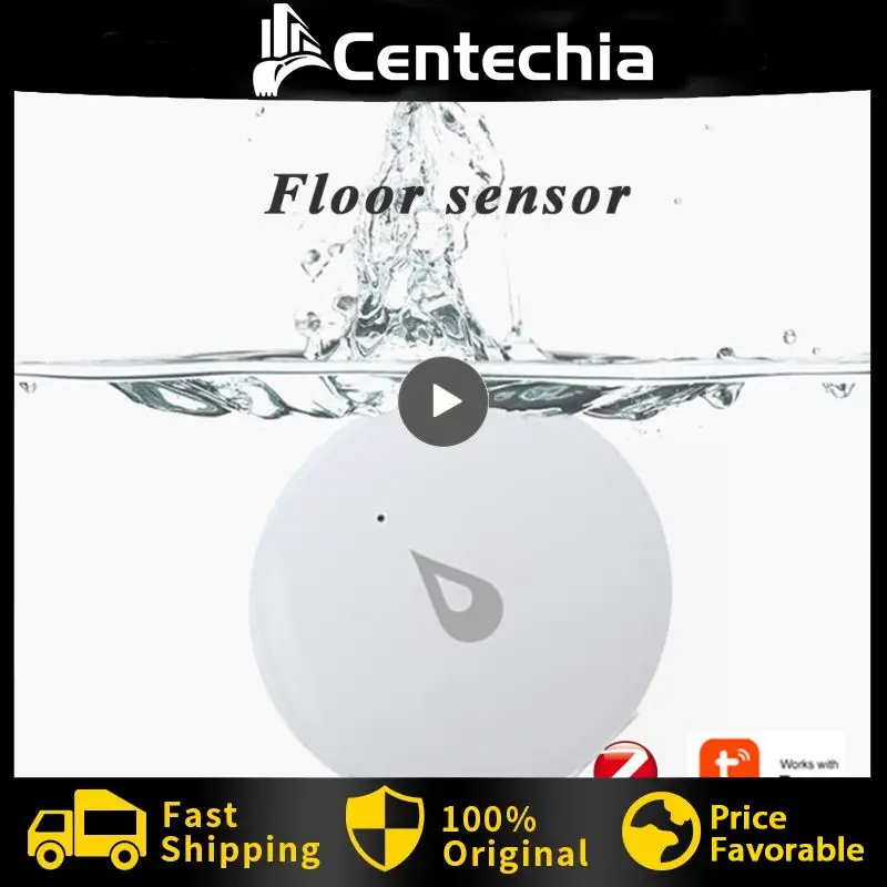 

Flood Sensor Tuya Smart Home Water Leak Detector Smart Life Remote Monitoring Water Tank Full Linkage Alarm Zigbee Gateway Need