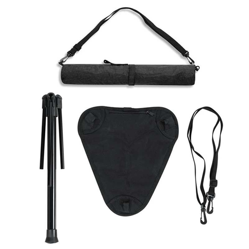 

Portable Retractable Stool Foldable Plastic Chair For Outdoor Camping Hiking Fishing
