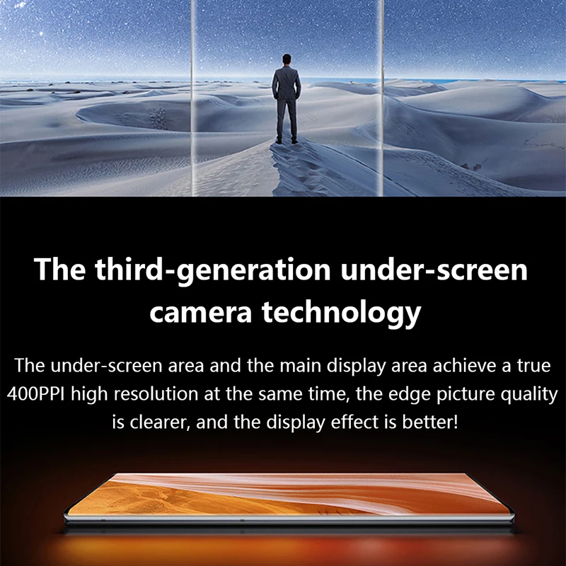 Cena Telefon Komórkowy ZTE Axon 40 Ultra 5G 6. 8-calowy Elastyczny Zakrzywiony Pod Kamerą Snapdagon 8 Gen 1 Ocat Core 64MP Potrójne Kamery