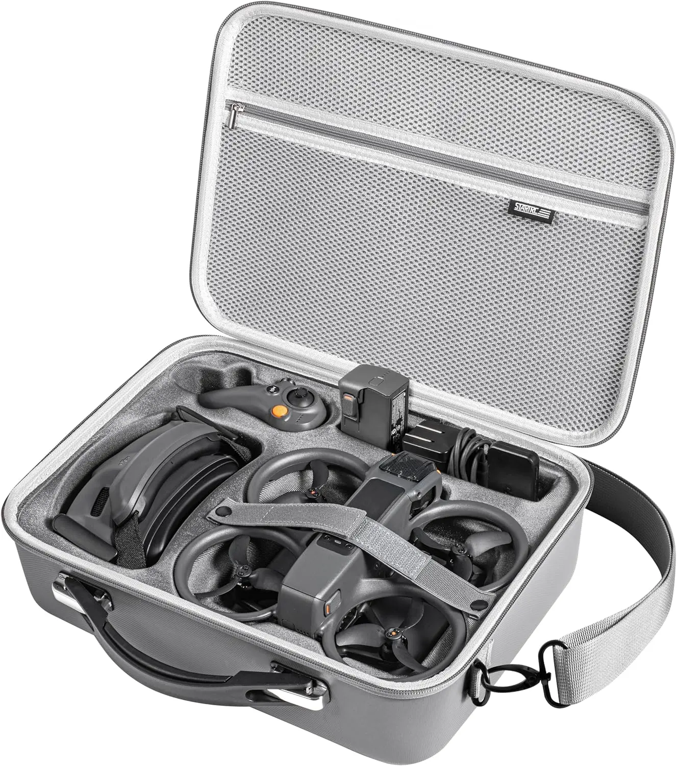Фото Портативный дорожный кейс для DJI Avata 2 Fly More Combo с очками Goggles 3, сумка для хранения аксессуаров DJI Avata 2 №1