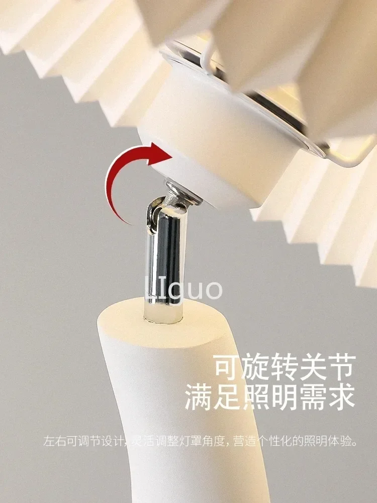 Дизайнерская Напольная Лампа из кремовой смолы вертикальная лампа E27 для