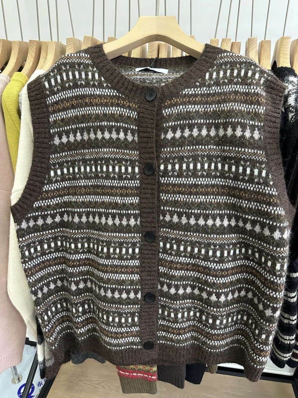 Xiao Wangjia 8504 новый зимний корейский свободный кардиган больших размеров для полных