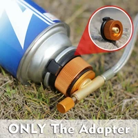 1 camping cans adapter converter head aluminum alloy picnic burner gas fuel canister stove cans adapter converter head
