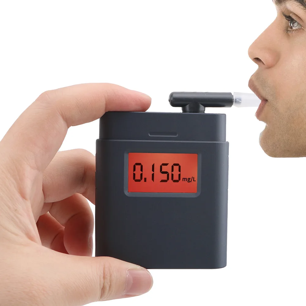 

360°rotation High Accuracy Mini Alcohol Tester Breathalyzer Alcometer Alcotest Remind Driver Safety In Roadway Diagnostic Tool