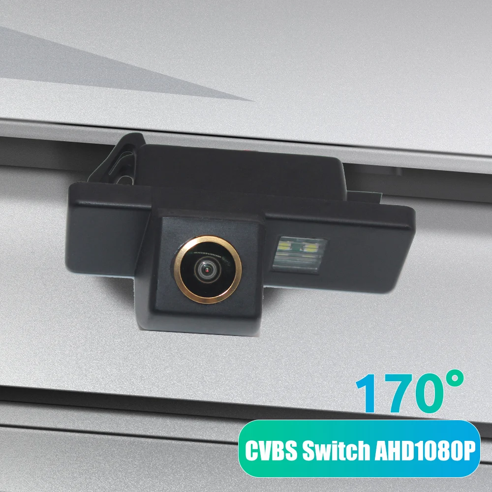 

BYNCG AHD 1080P Передняя боковая камера заднего вида Ночное видение 170 ° объектив рыбий глаз Автомобильная камера заднего вида G879