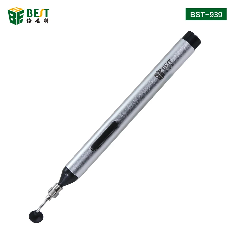 

BST-939 Solder Picker With Sucking Manually Pumping IC Tool Alternative Tweezers Vacuum Suction Pen Hand Tool Set