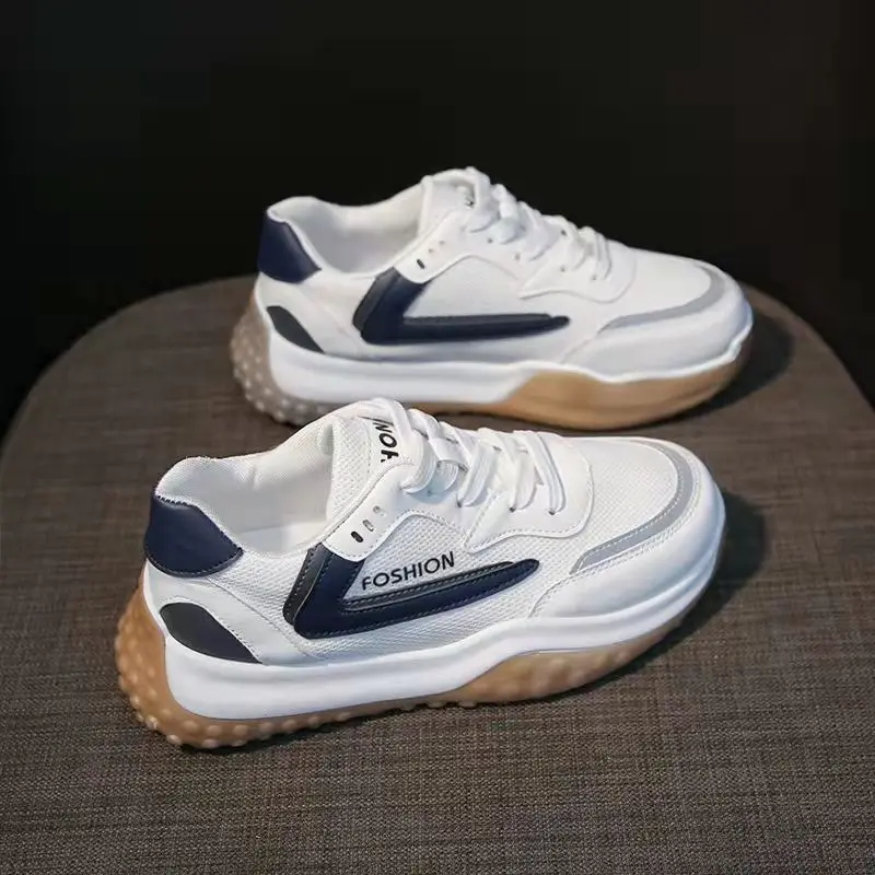 

Dad Shoes Women's 2022 New Fashion Thick-soled Platform Shoes Breathable Mesh Sneakers Women's Heightening Casual Shoes Women