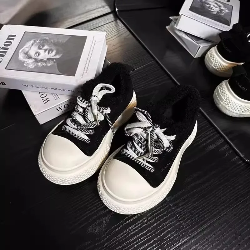 2024 брендовая женская обувь вулканизированная на шнуровке спереди модная