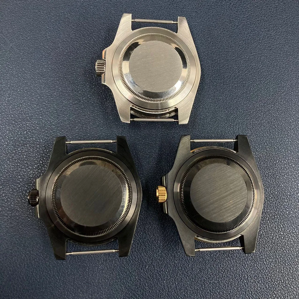 40 мм главенное кольцо стальные часы зеркальная полированная нержавеющая сталь