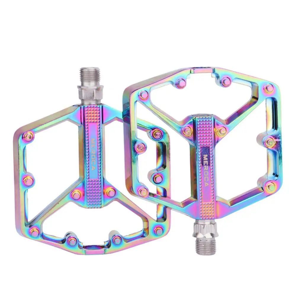 

Anti-slip Metal Bicycle Pedal Ultralight Quick Release Bike Pedal Flat 3 Bearings MTB Footboard Cycling Accessories 2Pcs