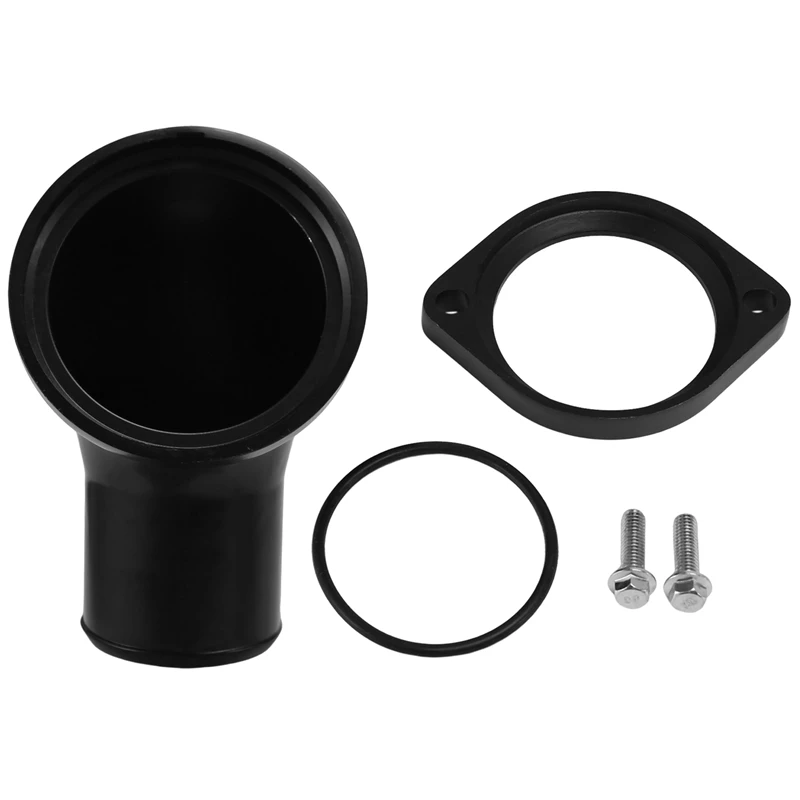 

SBC BBC 45 ° Поворотный Полированный водоотталкивающий шейный адаптер для Шевроле V8 350 454 черный