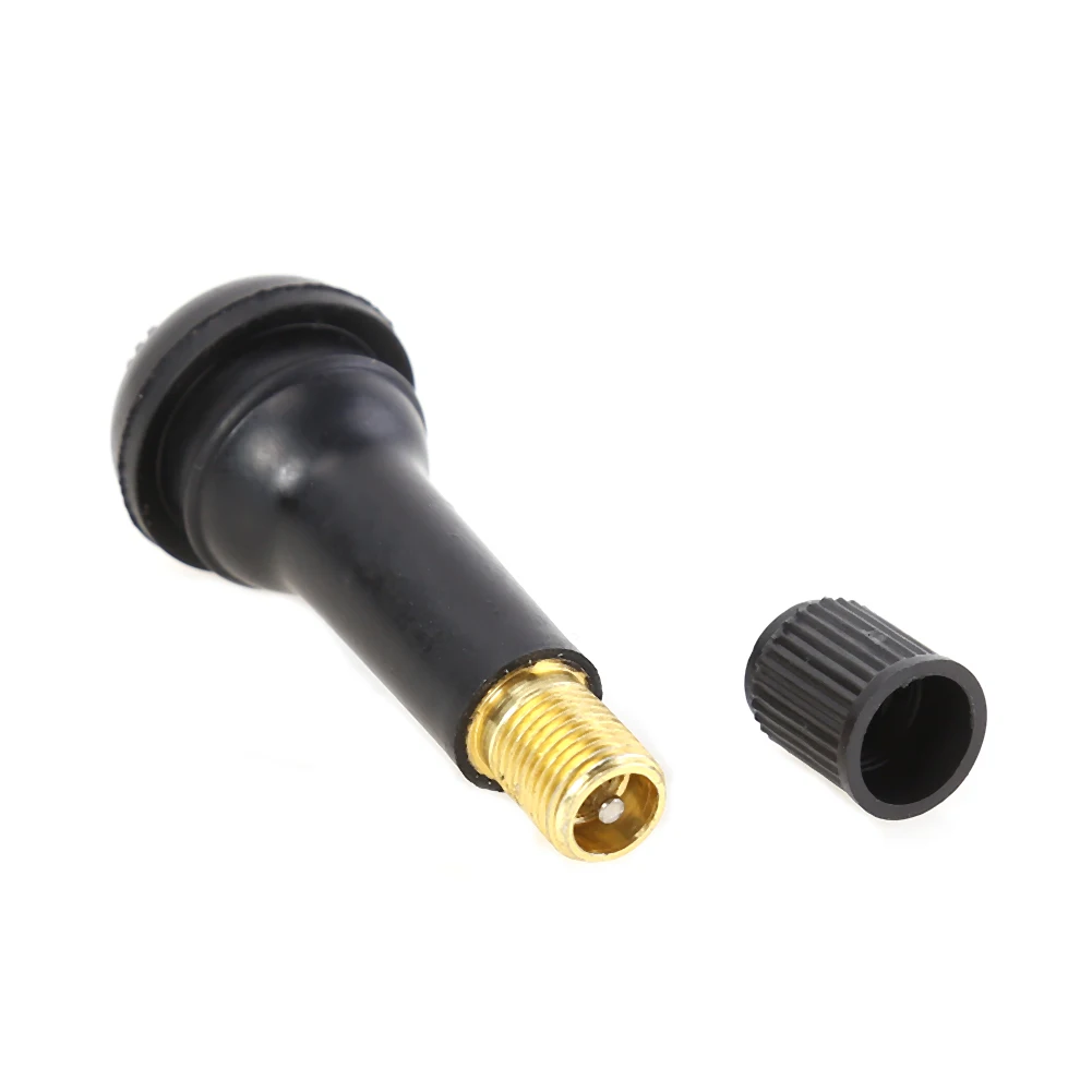 100x TR414 защелкивающиеся резиновые стержни клапанов автомобильные мотоциклетные