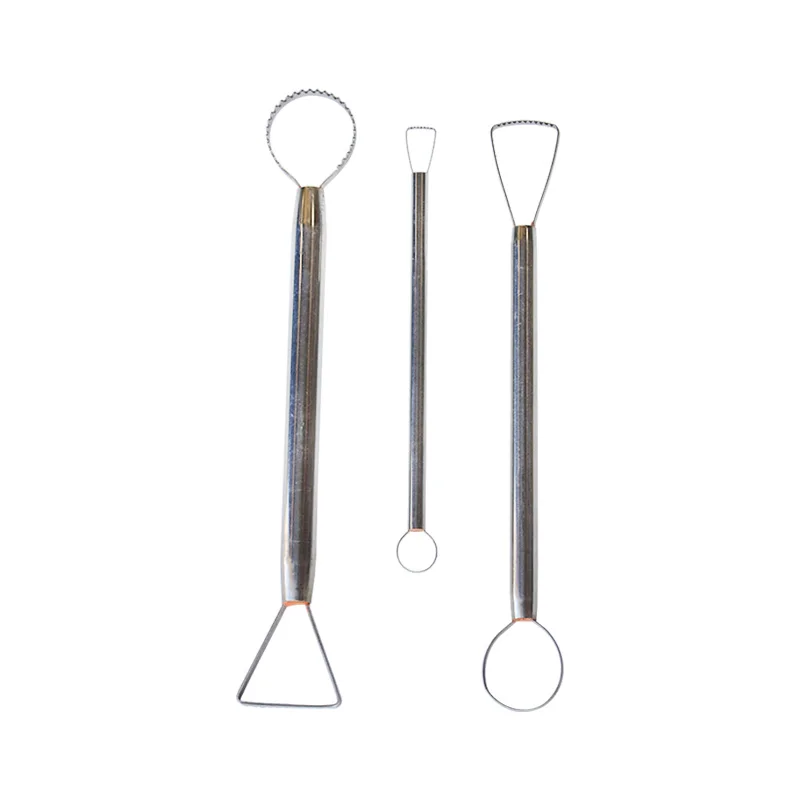 

Ceramic Clay Repair Flat Wire Knife Stainless Steel Double Head DIY Ceramic Scratch Texture Sculpture Modeling Tool