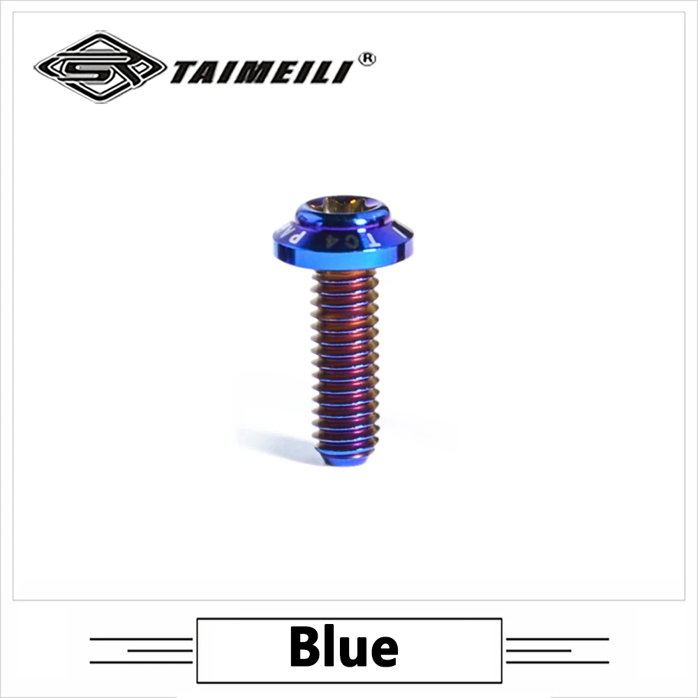 1 шт. винтовая головка зонтика TAIMEILI из титанового сплава, серия T1, M4x10/12/16/20/25 мм, модификационный винт для велоспорта