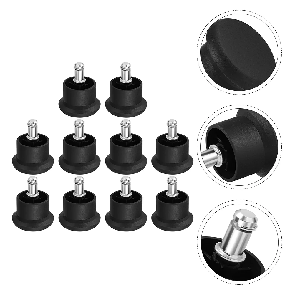 

Chair Glides Stopper Bell Office Caster Stool Replacement Furniture Wheels Swivel Wheel Glide Profile Low Leveling Fixed Carpet
