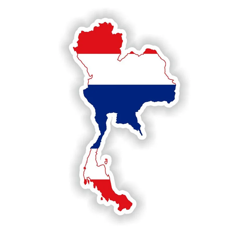 Карта Таиланда флаг мотоциклетный шлем автомобильная наклейка патриотизм винил