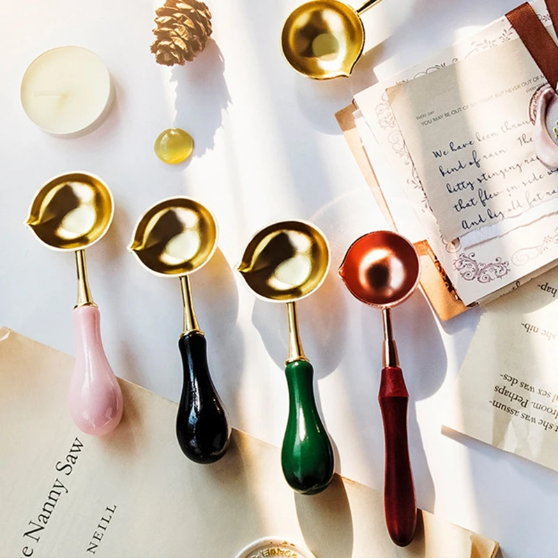 

High-quality Wax Spoon Heat-resistant Aromatherapy White Wax Spoon Lacquer Seal Craft Supplies Handmade Decoration Tools