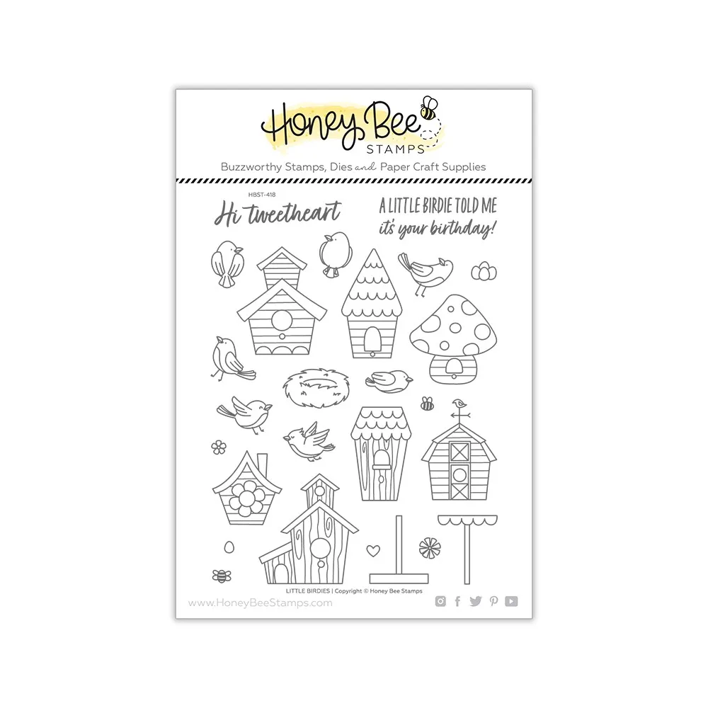 2022 New Hone Bee Building Bird House Mushroom Metal Cutting Dies and Stamps Set For DIY Craft Making Scrapbooking Greeting Card