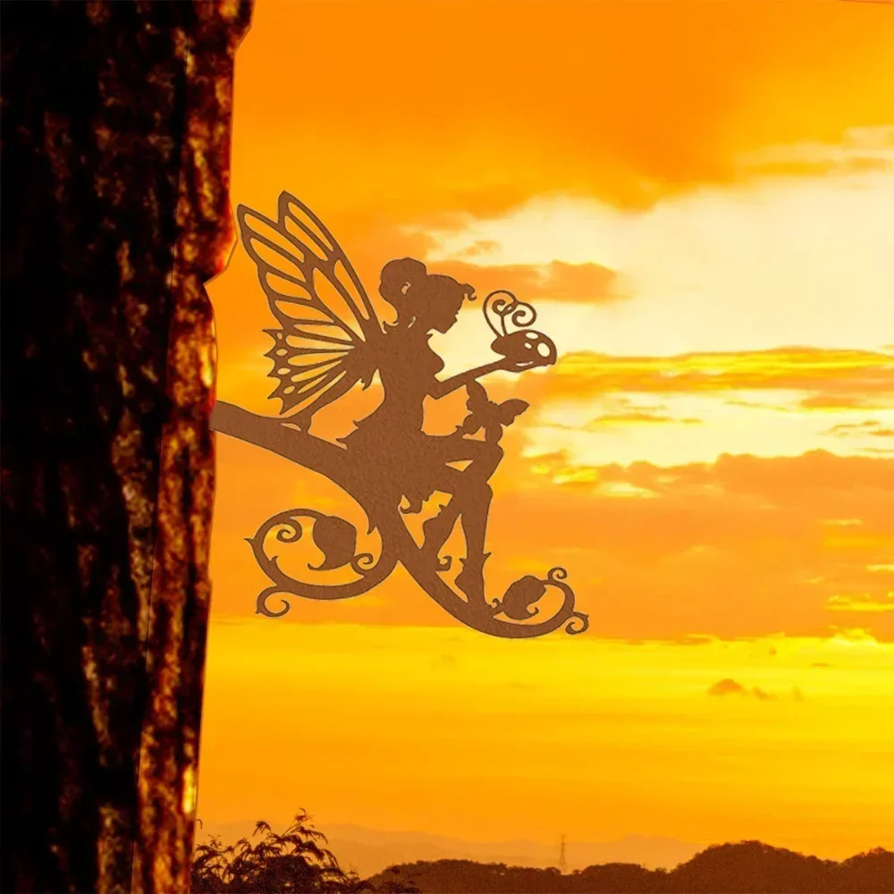 Очаровательный металлический декор феи-бабочки – добавьте магии и чудес к