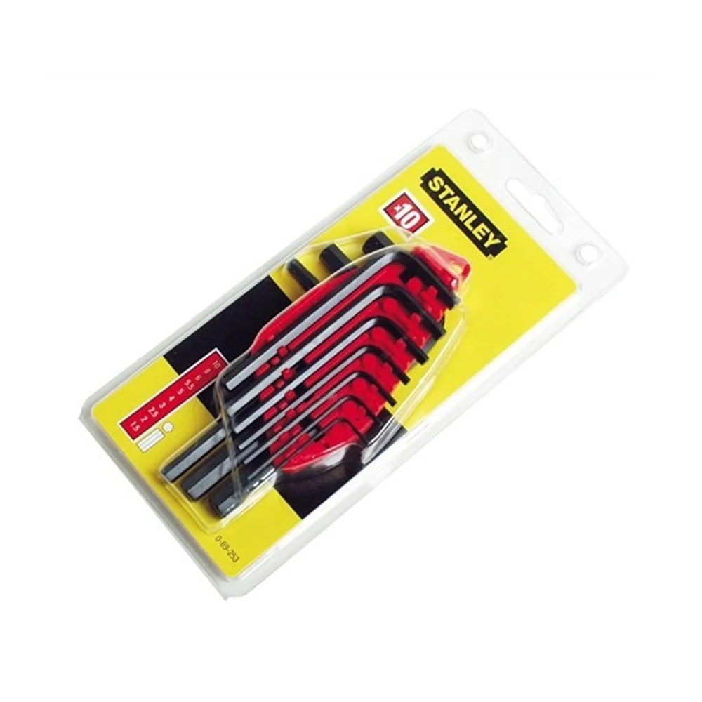 

Stanley ST069253 10 Piece Allen Key Set, High Quality Steel Material