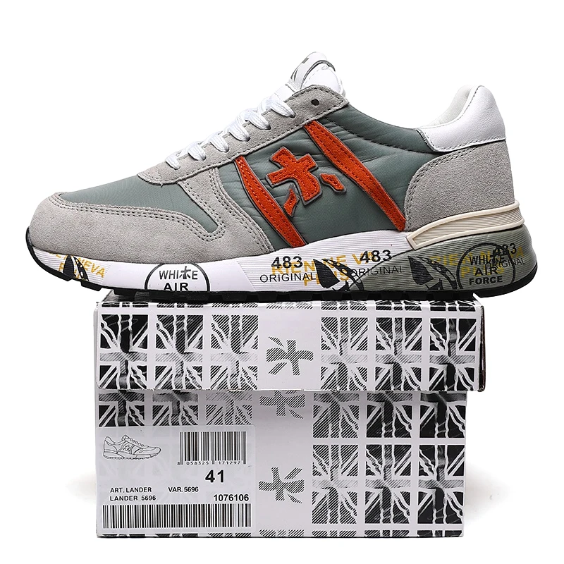 

Мужские туфли PREMIATA, модные кроссовки с молнией для скейтборда, дышащая повседневная обувь, студенческие уличные кроссовки для пар, женская обувь