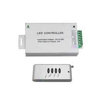 dc1224v 12a 24a 30a 4 key rgb led controller rf wireless control switch free shipping