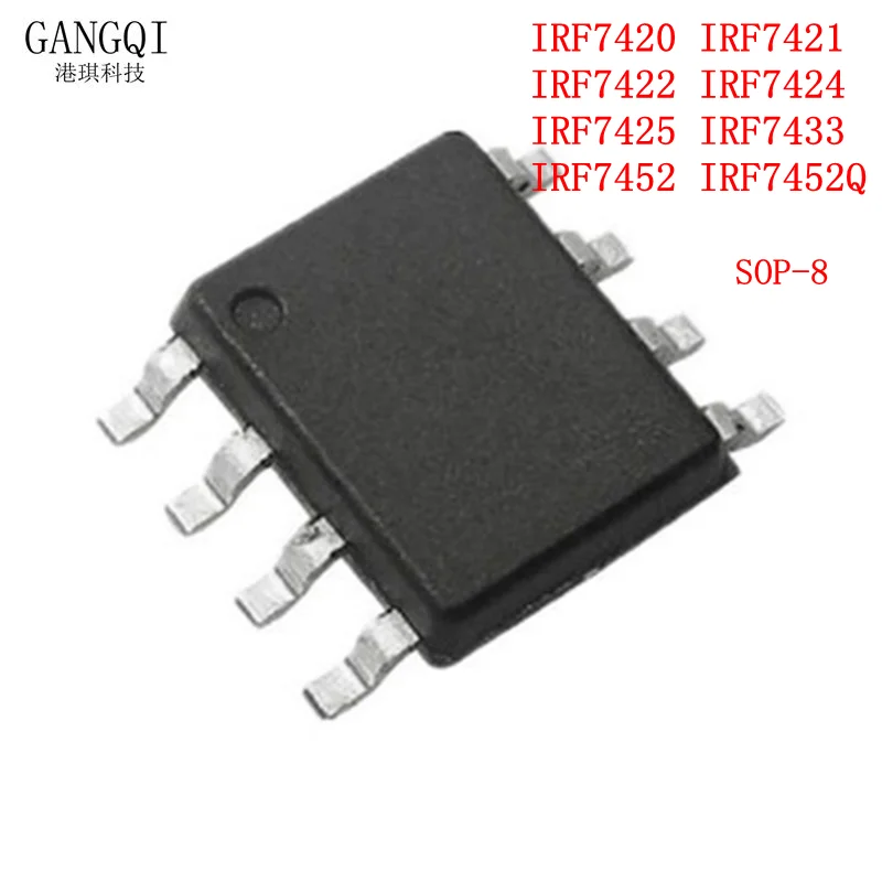 10 шт., новинка, IRF7420TRPBF IRF7420 IRF7421TRPBF IRF7421 IRF7422TRPBF IRF7422 IRF7424 IRF7424TRPBF IRF7425 IRF7433 IRF7452 IRF7452Q
