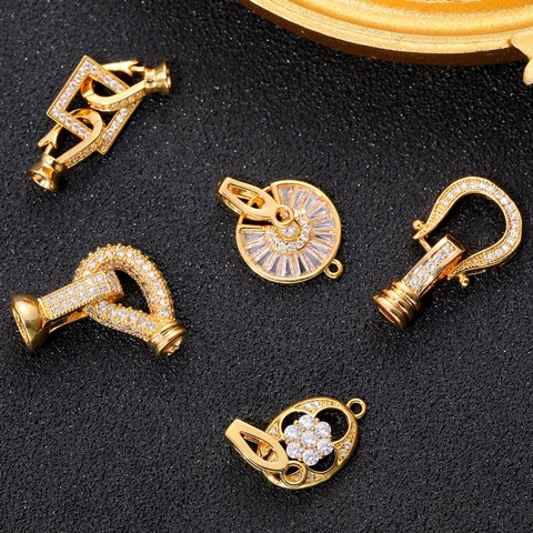 Juya позолоченные застежки для бижутерии