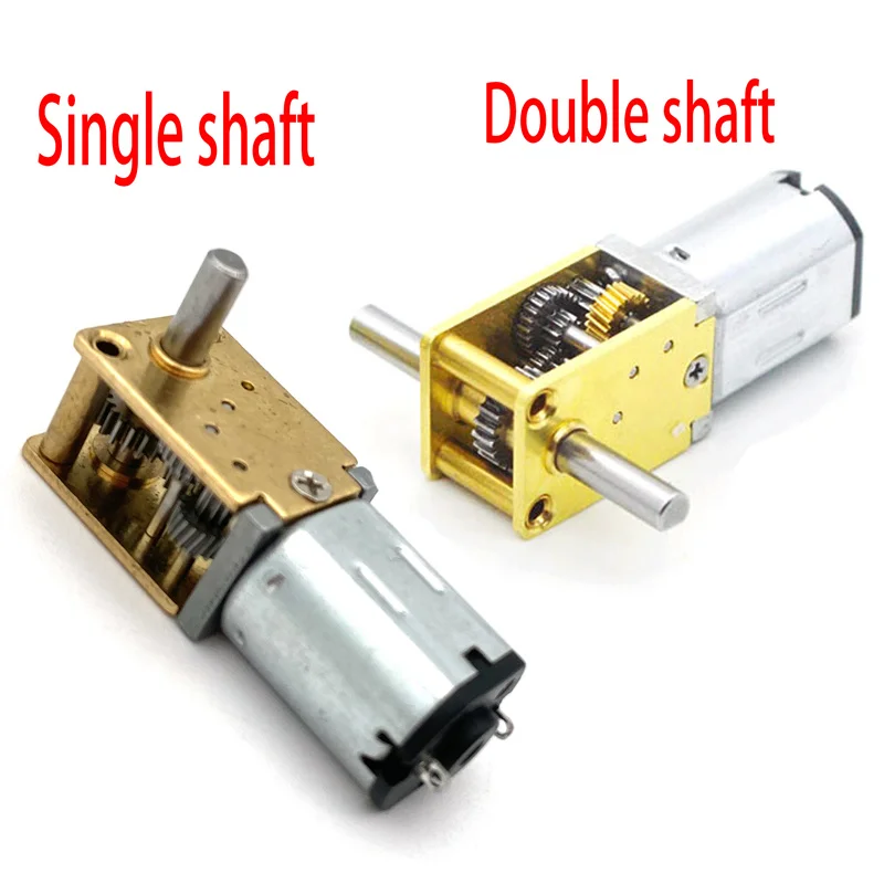 Micro Mini N20 мотор-редуктор постоянного тока 3В 6В 12В