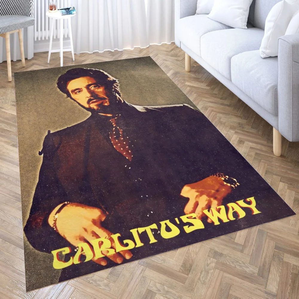 

Al Pacino Carlitos Way 3D Carpet Living Room Kitchen Entrance Door Mat Anti-slip Floor Rug Bathroom Area Hallway Mats