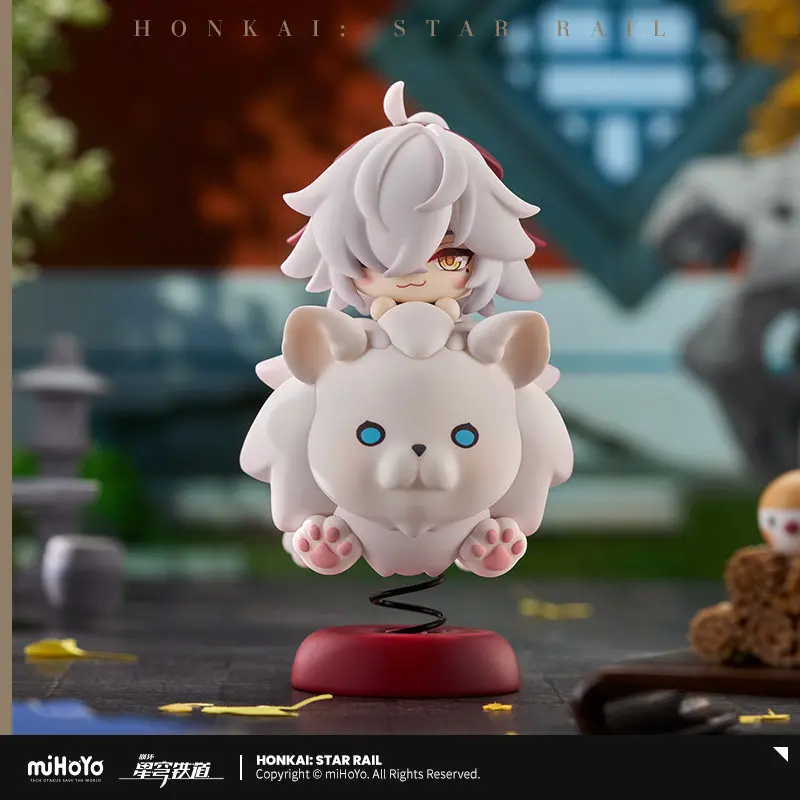 Фото Официальная игрушка Honkai: Star Rail Jing Yuan Shake, высококачественный воблер, милая фигурка в стиле чиби, украшение для рабочего стола, подарок на день рождения №2