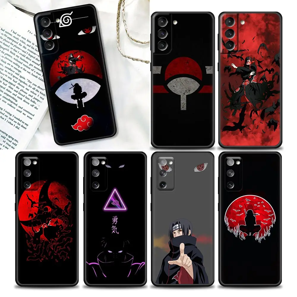 

Cute Naruto Itachi Uchiha Phone Case for Samsung Galaxy S22 S7 S8 S9 S10e S21 S20 Fe Plus Ultra 5G Silicone Case Cover BANDAI