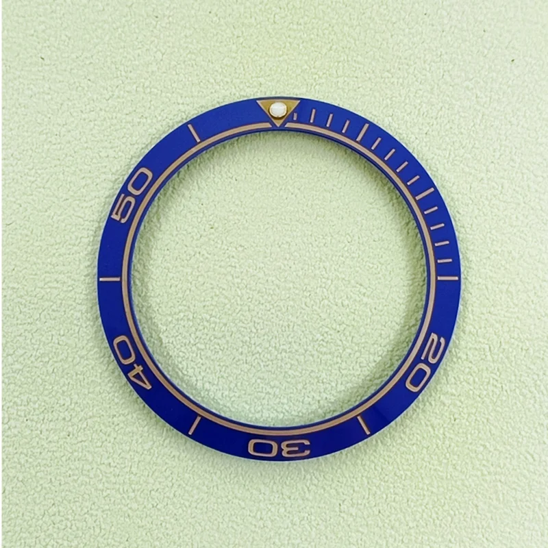 38mmx30.5mm Ceramic Bezel Insert GMT And Diving Watch Insert Fits 40mm Men's Watch Watches Replace Accessories Bezel Inserts