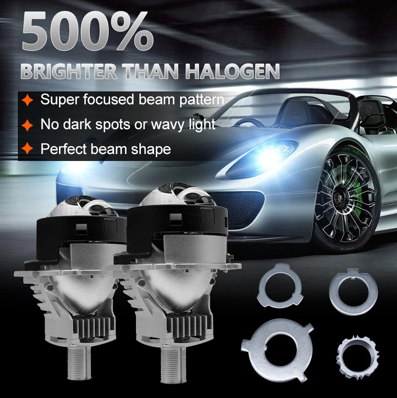 Лазерный Проектор Carolyn 160 Вт Светодиодные Автомобильные Фары 6500k H4 H7 48000 Люмен 3